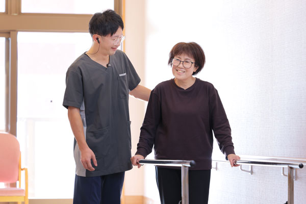 介護士と利用者さま